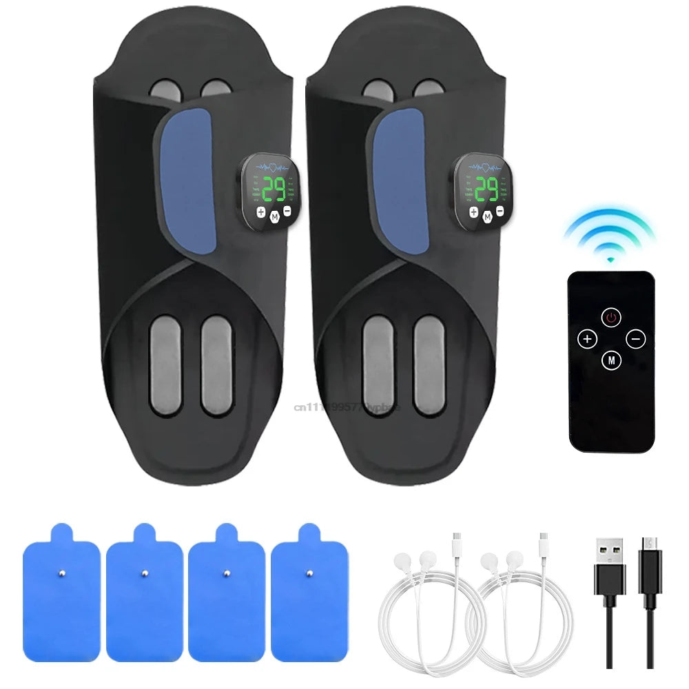 Electric Foot Massager Pad, EMS Muscle Stimulation Device for Foot Relaxation