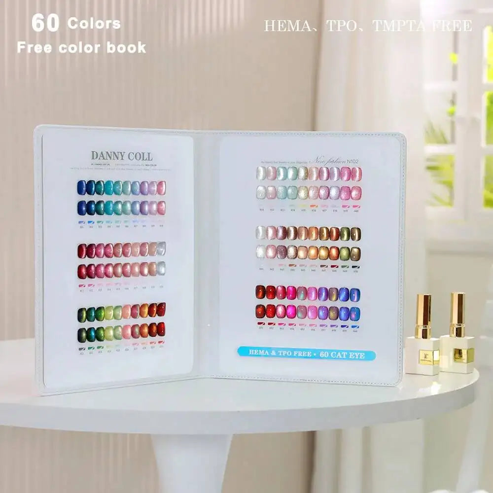 High-End Cat Eye Gel Nail Polish, Magnetic Glitter UV Soak-Off Varnish for Manicure - Bond Well Supplies