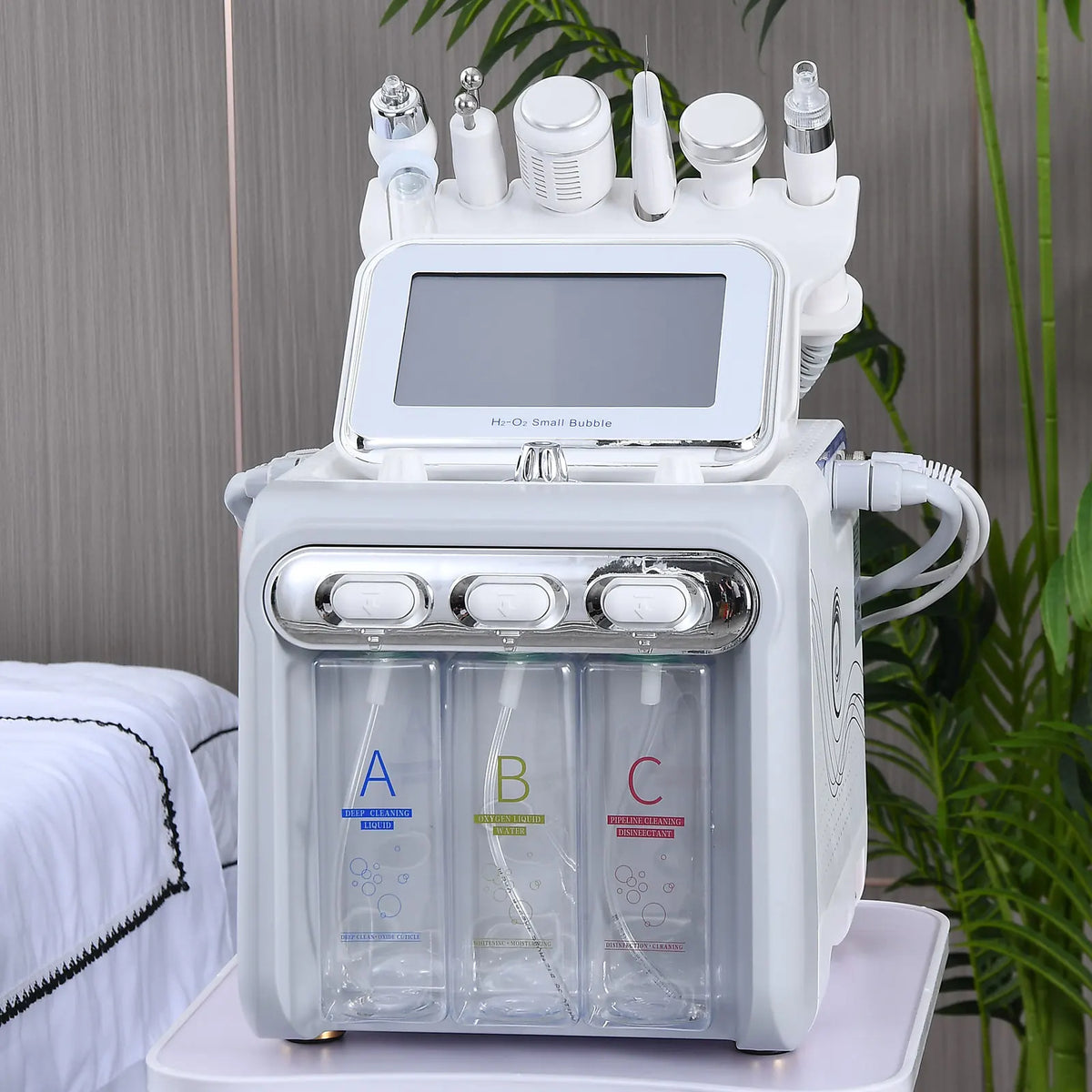 Professional 6-in-1 Aqua Peeling Skin Care Machine, Bubble Oxygen Facial Cleansing Beauty Device - Bond Well Supplies