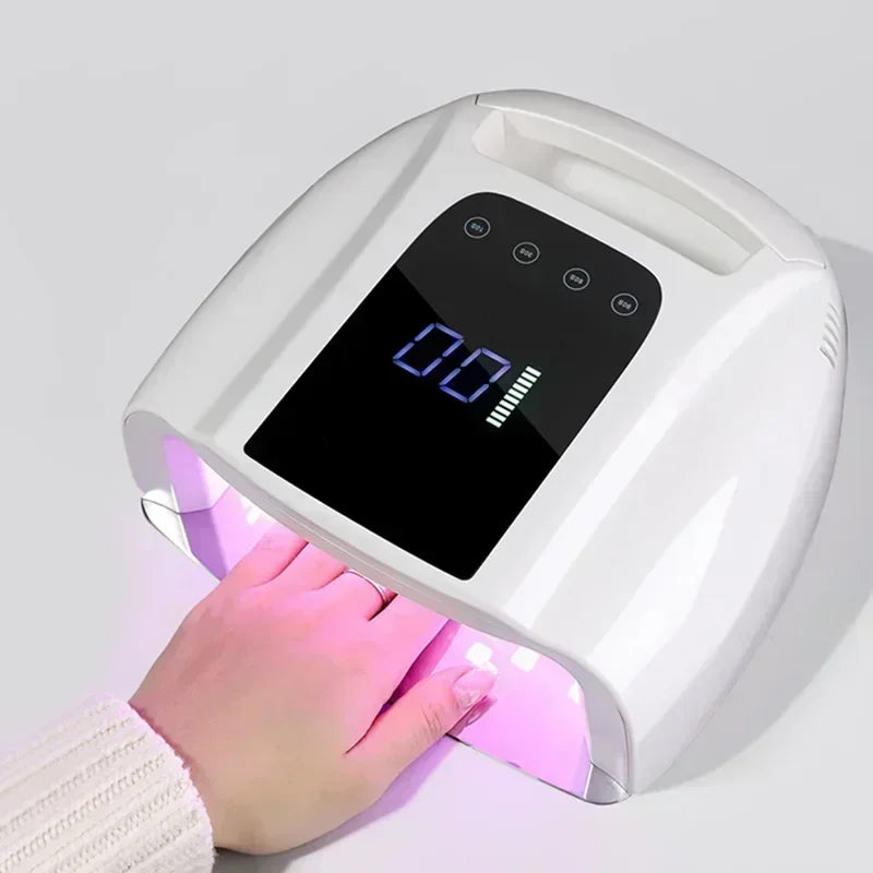 Cordless UV LED Nail Lamp, Rechargeable Gel Polish Curing Dryer with Large Capacity - Bond Well Supplies