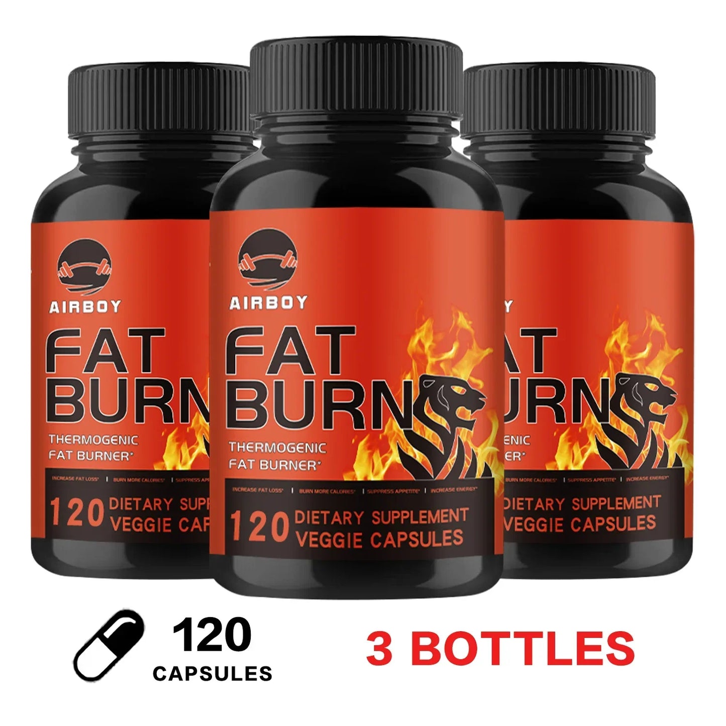 Burn-XT Fat Burner Supplement for Energy, Appetite Control and Metabolism Support