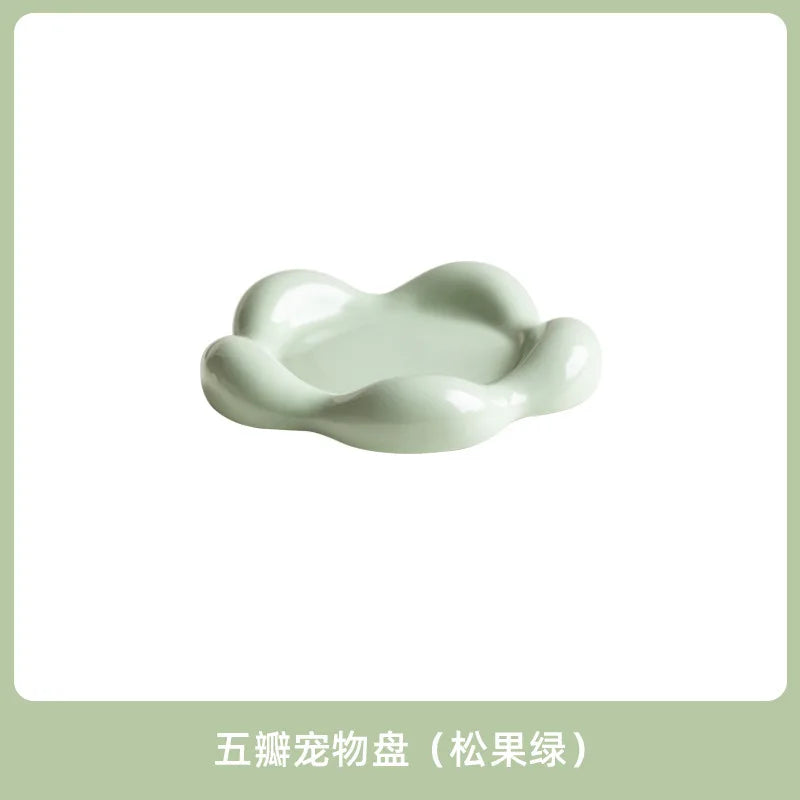 Ceramic Pet Feeding Bowl, Cat Food & Dog Food Dish for Snacks, Meals & Daily Feeding - Bond Well Supplies