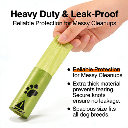 Heavy-Duty Eco Dog Waste Bags