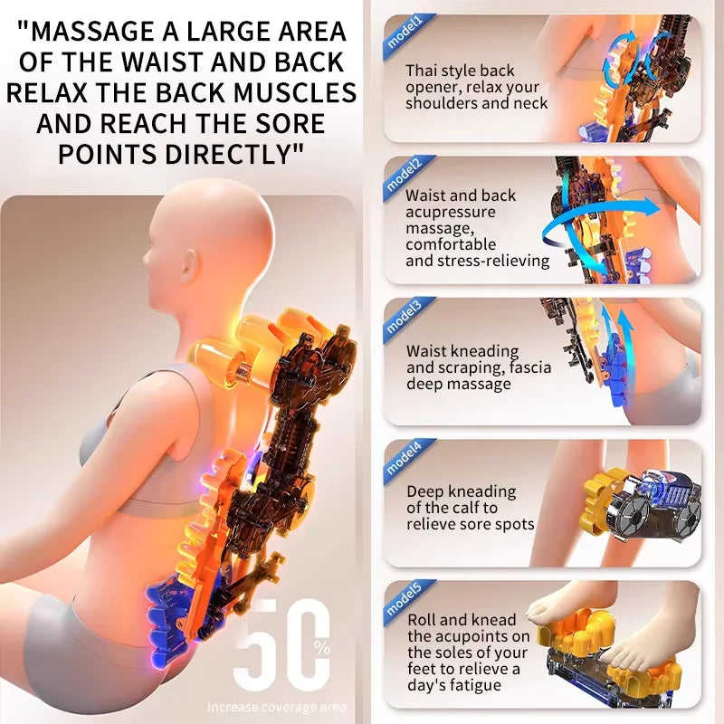 Full Body Massage Chair Cushion with Heat and Adjustable Compression