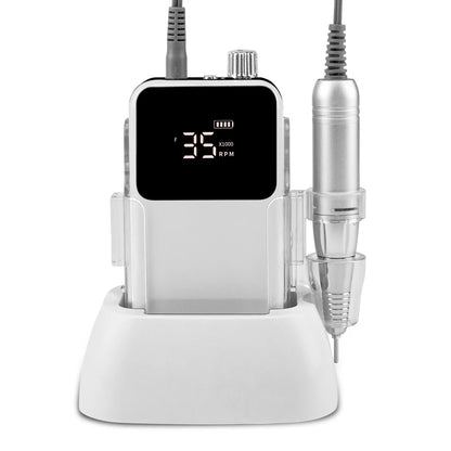 SIMINAIL Rechargeable Nail Drill Machine, 35,000 RPM Cordless Electric Nail File for Manicure and Pedicure
