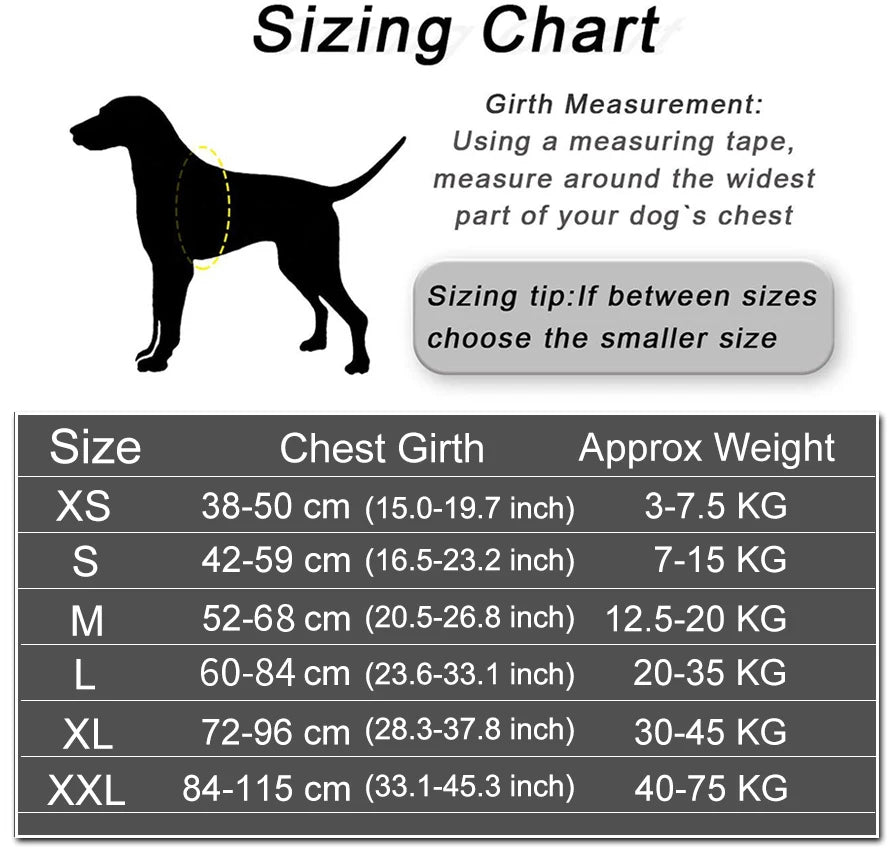 Personalized No-Pull Reflective Dog Harness Vest, Adjustable Custom Harness for Small & Large Dogs