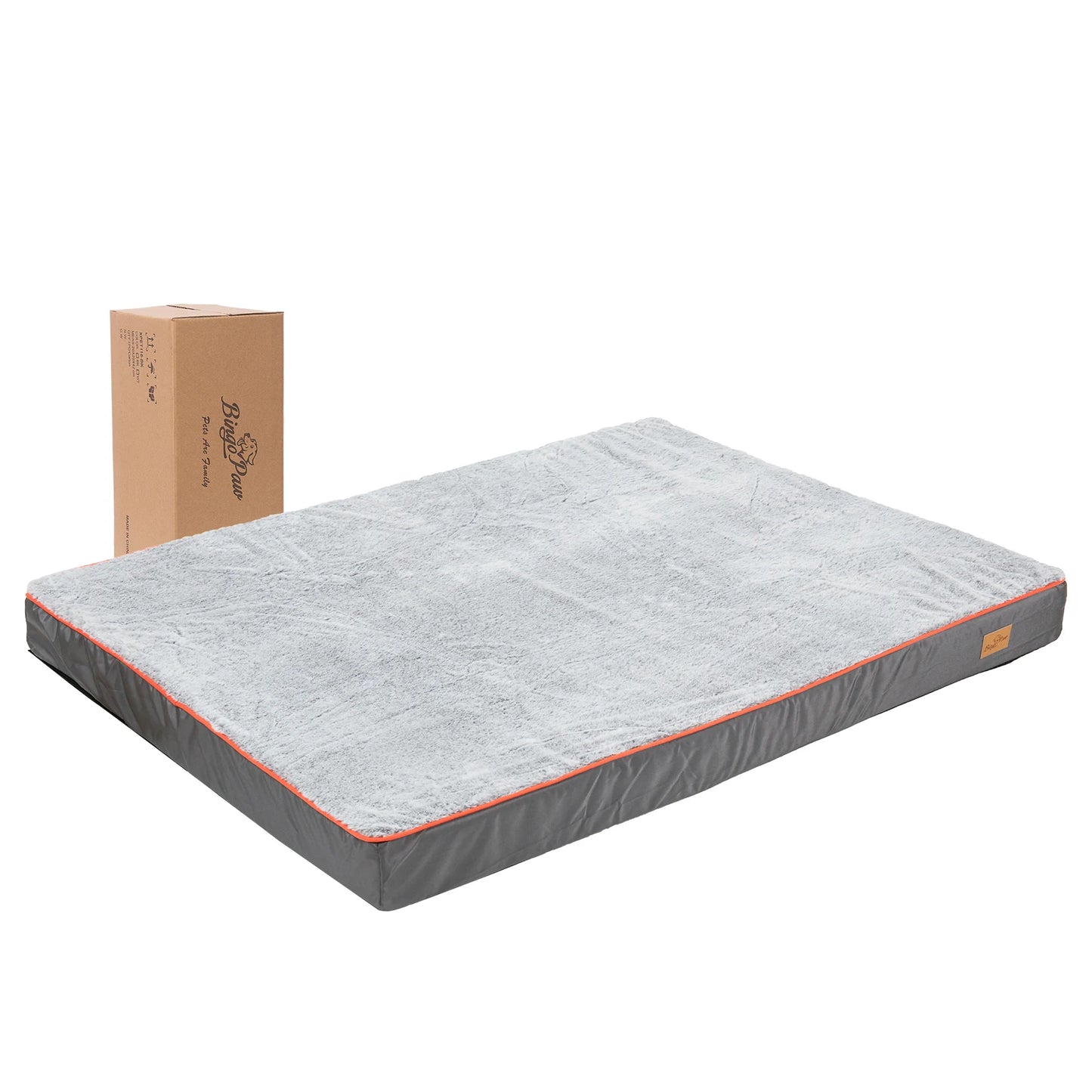 Large Orthopedic Dog Bed with Memory Foam, Waterproof, Removable Washable Cover and Non-Slip Bottom