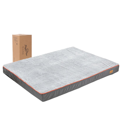 Large Orthopedic Dog Bed with Memory Foam, Waterproof, Removable Washable Cover and Non-Slip Bottom