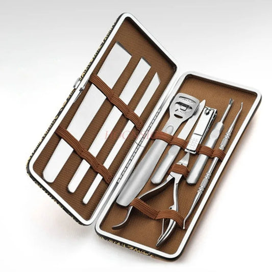 Professional Pedicure Knife Set, Stainless Steel Foot Care Tools for Manicure & Pedicure - Bond Well Supplies