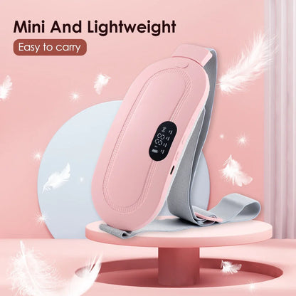 Electric Heating Waist Belt with Vibration Massage for Comfort and Relaxation