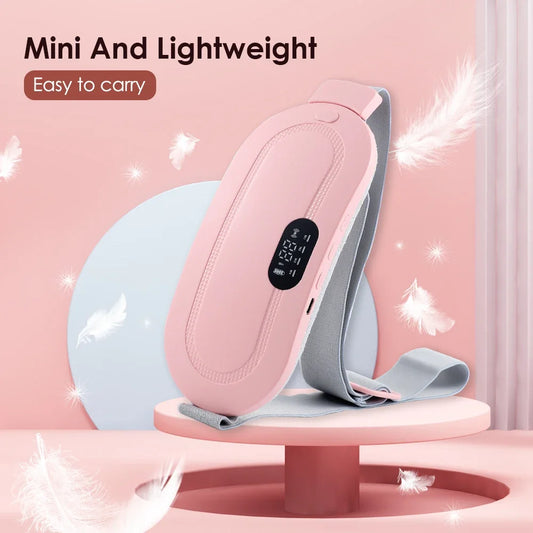 Electric Heating Waist Belt with Vibration Massage for Comfort and Relaxation