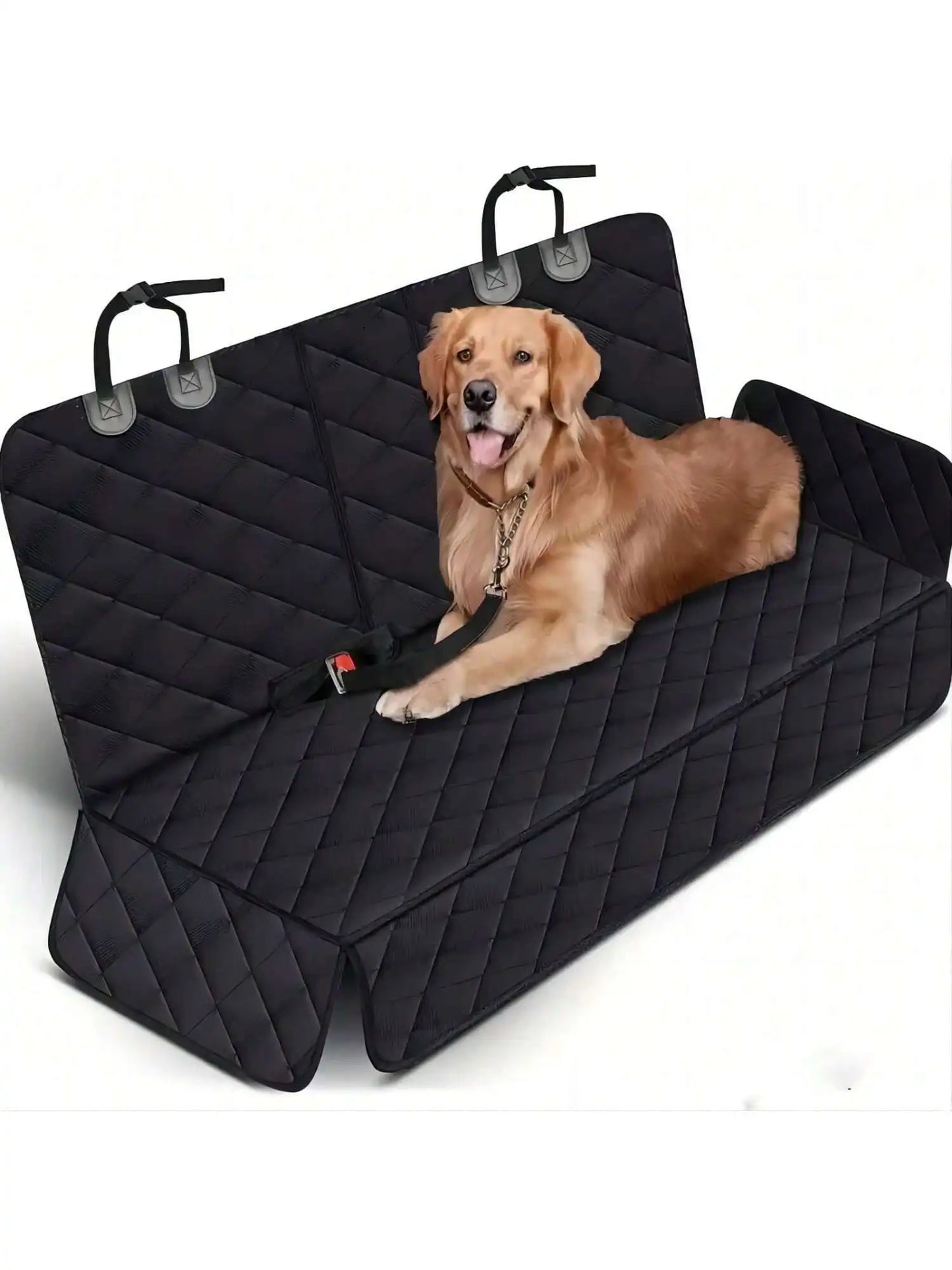 Waterproof Dog Car Seat Protector, Travel Cover for Dogs with Middle Seat Armrest