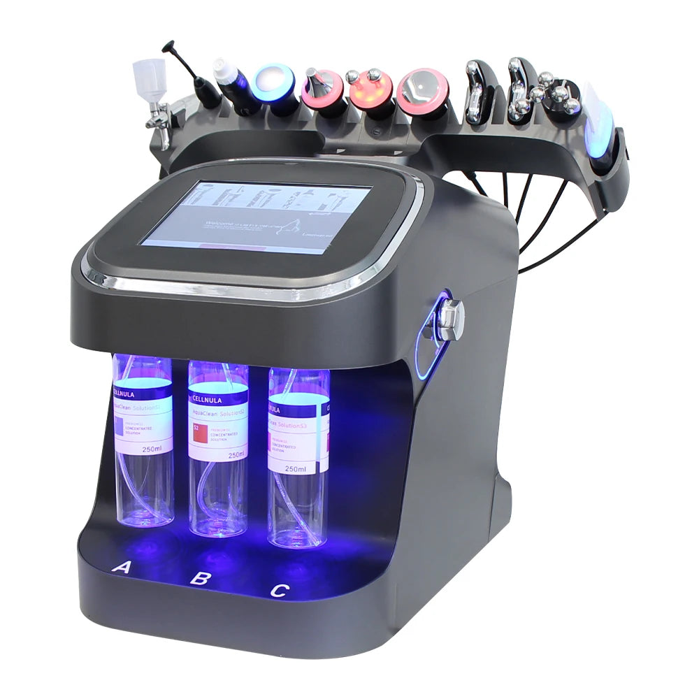 AOKO Hydrogen Bubble Facial Spa Machine, 10-in-1 Professional Skin Cleansing & Beauty Equipment - Bond Well Supplies