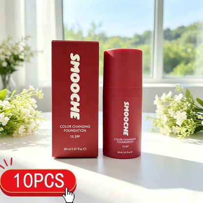 Smooche Color-Adapting Foundation, Hydrating Makeup with Oil Control for Smooth, Even-Looking Skin - Bond Well Supplies