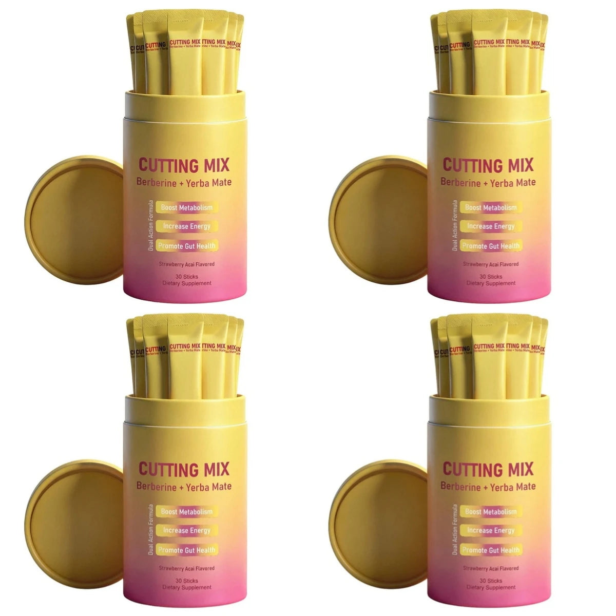 Berberine HCl Powder Drink Mix with Yerba Mate, Chromium, B6 & B12, Daily Wellness Supplement - Bond Well Supplies