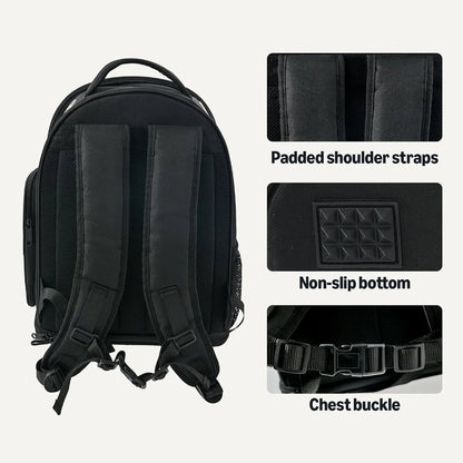 Pet Carrier Backpack for Small Cats and Dogs with Bubble Window, Ventilated Mesh and Foldable Design