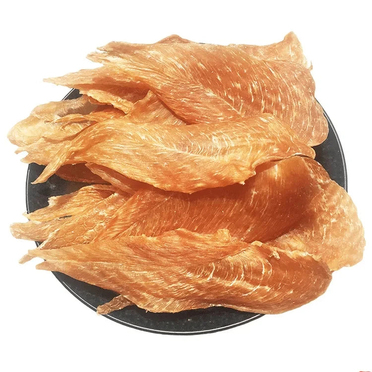 Air-Dried Dog Jerky Treats, 200g Chicken Breast & Duck Meat Slices - Bond Well Supplies