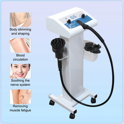 Professional High-Frequency Vibrating Massager, G5 Body Massage Machine with 5 Massage Tips