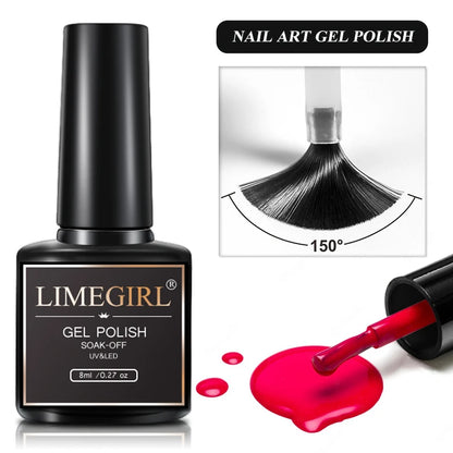 MEGIRL UV Gel Polish Set with UV Lamp & Electric Nail Drill Machine, Base & Top Coat for Manicure - Bond Well Supplies