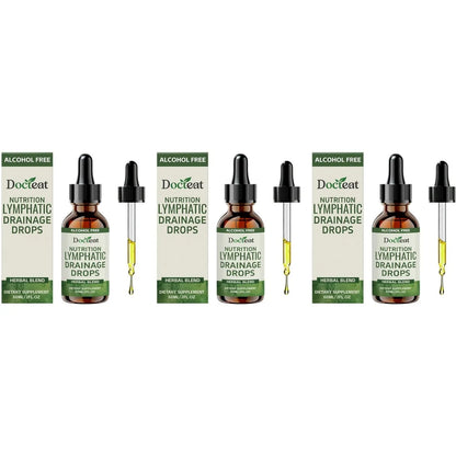 Lymphatic Support Drops, Alcohol-Free Blend with Vitamin B12 & Zinc for Lymphatic Balance & Daily Vitality, 60ml - Bond Well Supplies