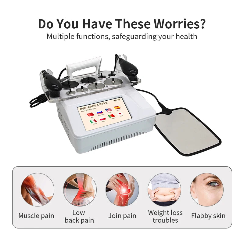 Professional 448K TECAR Machine, RF CET/RET Deep Heating & Microcurrent Body Therapy Device