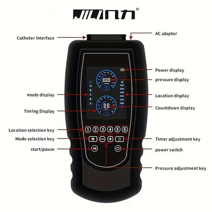 JILI Pressotherapy Compression Boots, 6-Chamber Foot & Leg Massager for Home Relaxation & Recovery