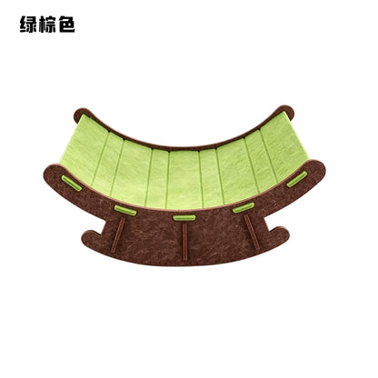 Integrated Pet Swing Chair, Cat Scratching Board & Comfortable Swing Bed for Indoor Cats - Bond Well Supplies