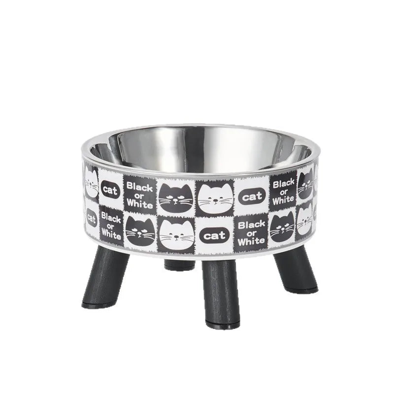 Adjustable Raised Dog Feeder Bowls, Stainless Steel Food & Water Bowls for Small, Medium & Large Dogs - Bond Well Supplies