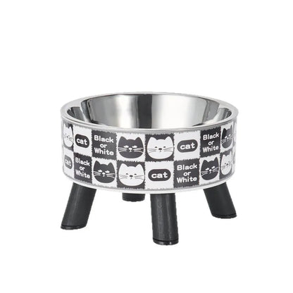 Adjustable Raised Dog Feeder Bowls, Stainless Steel Food & Water Bowls for Small, Medium & Large Dogs - Bond Well Supplies