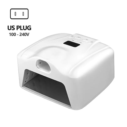 Dual-Purpose Gel Nail Curing Lamp, Fast-Drying LED Light for Hands and Feet