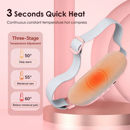Electric Heating Waist Belt with Vibration Massage for Comfort and Relaxation
