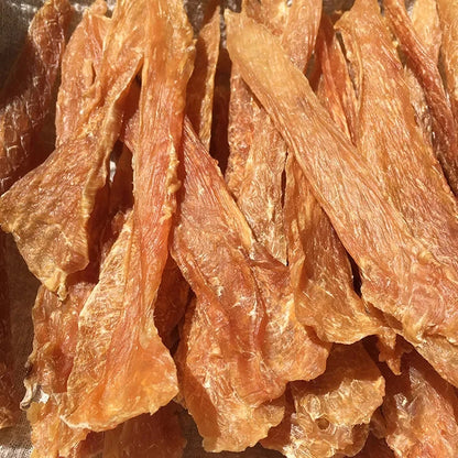 Air-Dried Dog Jerky Treats, 200g Chicken Breast & Duck Meat Slices - Bond Well Supplies