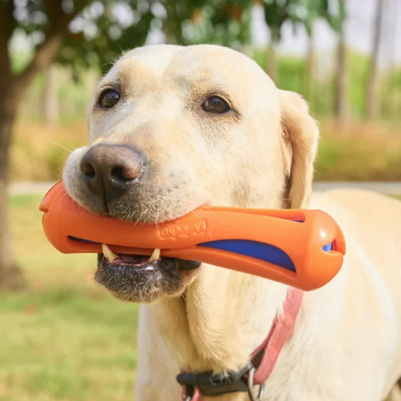 Floating Dog Chew and Retrieval Toy, TPR Fetch Stick for Pool and Outdoor Play
