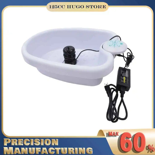 Collapsible Foot Spa Bath Massager with Heat and Bubbles