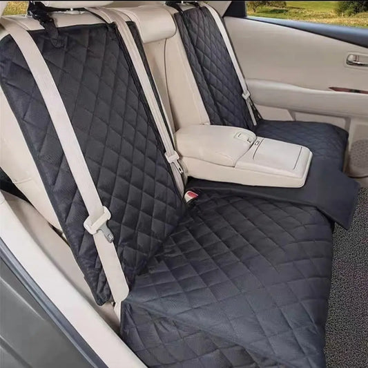 Waterproof Dog Car Seat Protector, Travel Cover for Dogs with Middle Seat Armrest
