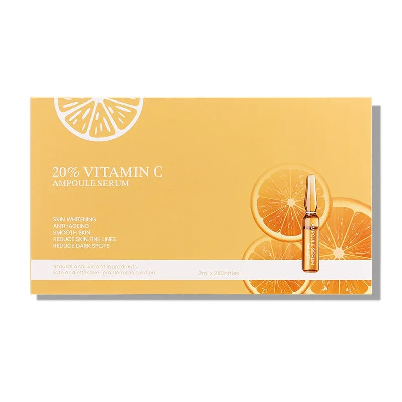 Hydrating Vitamin C Ampoule Serum Set for Daily Facial Skin Care