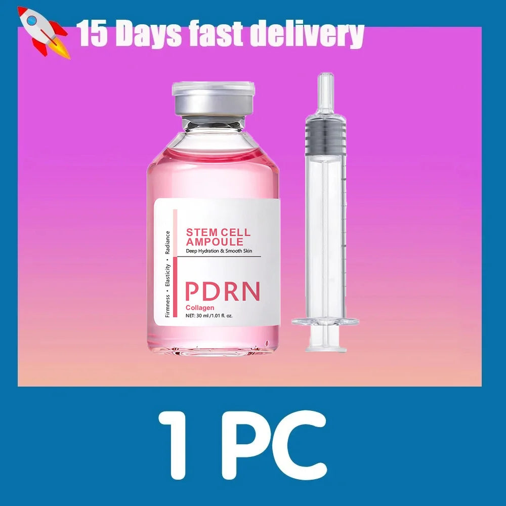 Stem Cell PDRN Ampoule Serum, Collagen Facial Essence for Hydration, Smoother-Looking Skin & Radiance - Bond Well Supplies