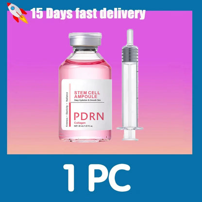 Stem Cell PDRN Ampoule Serum, Collagen Facial Essence for Hydration, Smoother-Looking Skin & Radiance - Bond Well Supplies