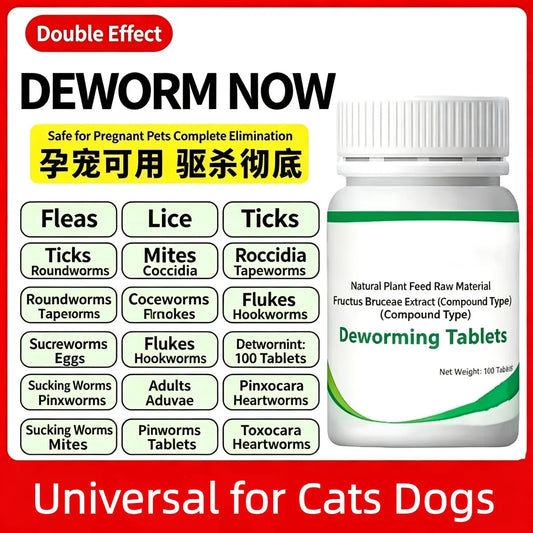Deworming Medicine for Dogs, Cats, Pigs & Sheep, Treatment for Roundworms, Hookworms & Nematodes