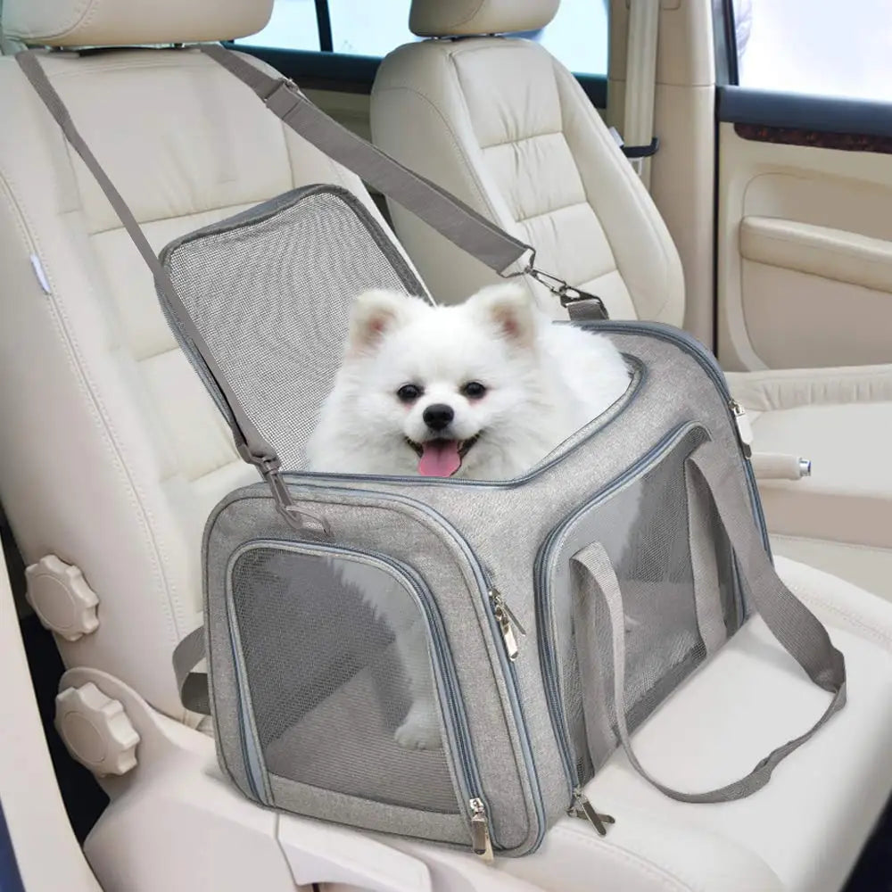 Soft-Sided Pet Carrier Backpack, Airline-Approved Travel Bag for Small Dogs and Cats