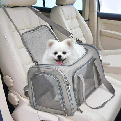 Soft-Sided Pet Carrier Backpack, Airline-Approved Travel Bag for Small Dogs and Cats