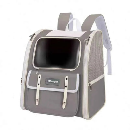 Airline-Approved Cat Carrier Backpack, Foldable Breathable Bag for Travel, Hiking and Vet Transpor