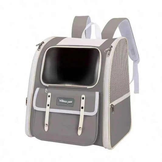 Airline-Approved Cat Carrier Backpack, Foldable Breathable Bag for Travel, Hiking and Vet Transpor