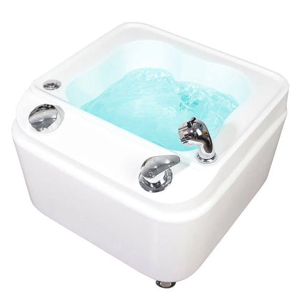 Pedicure Spa Basin with Light, Portable Foot Bath Tub for Home Foot Soaking and Pedicure Care