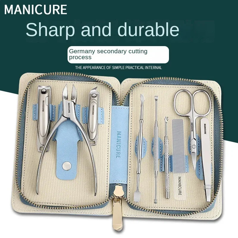 Professional Nail Clipper and Grooming Kit for Home and Travel