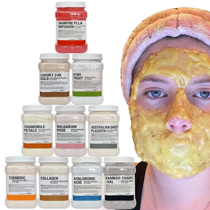Professional Jelly Mask Powder, 650g 10PCS Facial Mask Set for Beauty Salon & Spa Skin Care - Bond Well Supplies