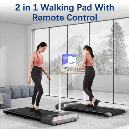 Compact Walking and Running Treadmill for Home Fitness