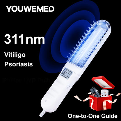 YOUWEMED 311nm UVB Phototherapy Lamp for Targeted Skin Care