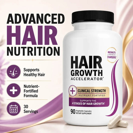 Hair Skin Nails Supplement with Biotin 10,000mcg, Collagen & Saw Palmetto, Vegan Beauty Capsules - Bond Well Supplies