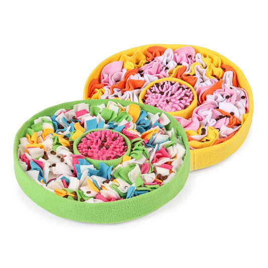 Interactive Dog Snuffle Pad, Hide-and-Seek Food Toy for Outdoor Play & Enrichment - Bond Well Supplies